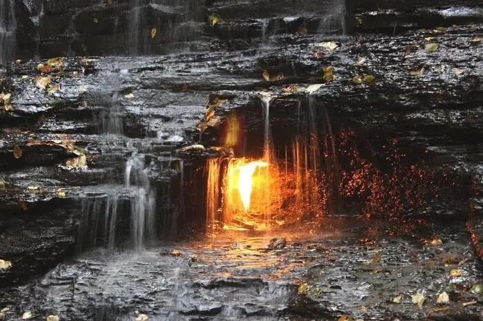 Eternal Flame Falls, Orchard Park, New York